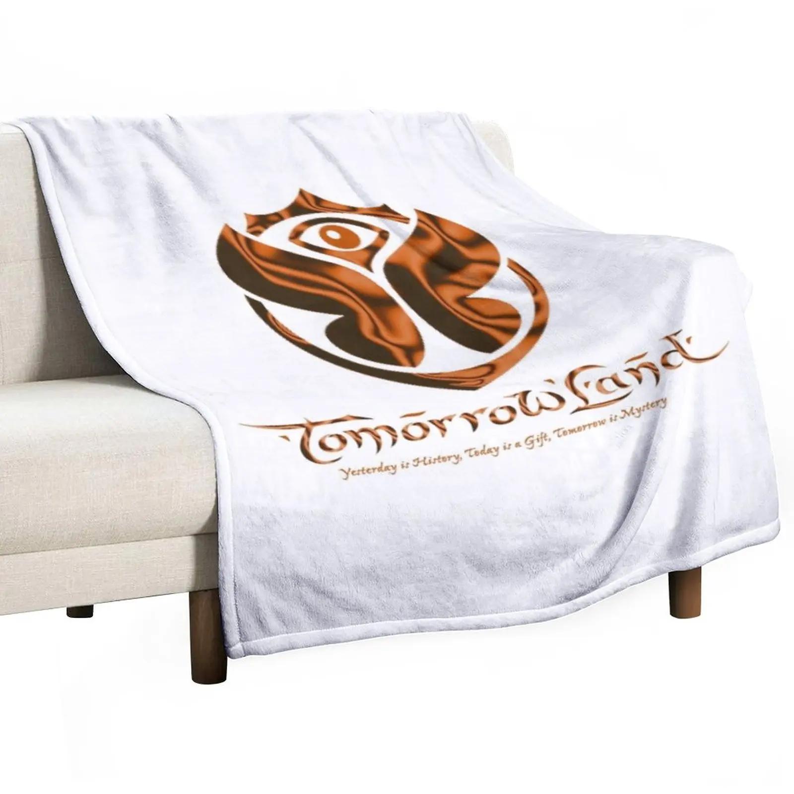 Exquisite Fashion Items Unisex White Tomorrowland - Festival Music Throw Blanket Travel Blanket Bed Linens Blankets And Throws