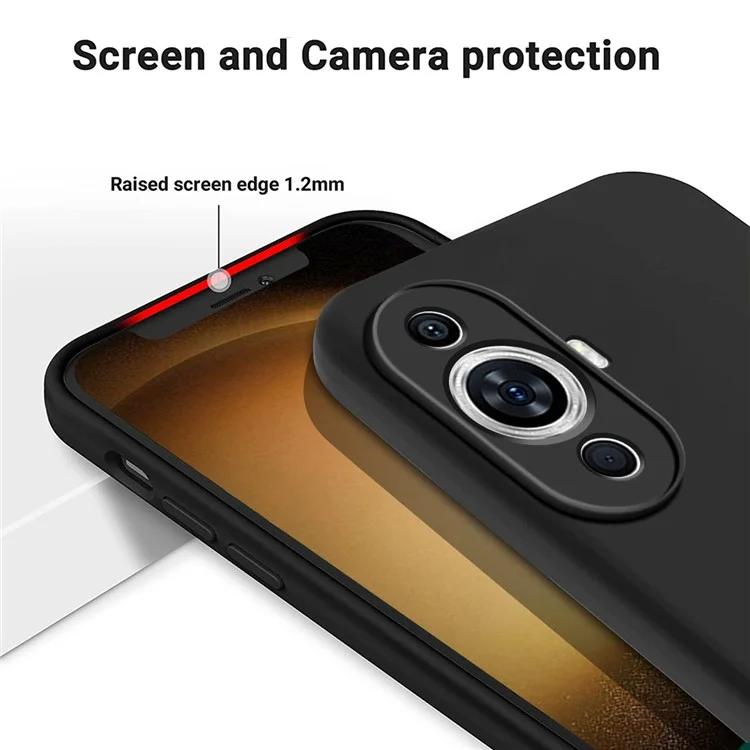 For Huawei nova 11 Pro / nova 11 Ultra Slim-fit Shell Liquid Silicone Phone Case Soft Lining Anti-scratch Phone Cover