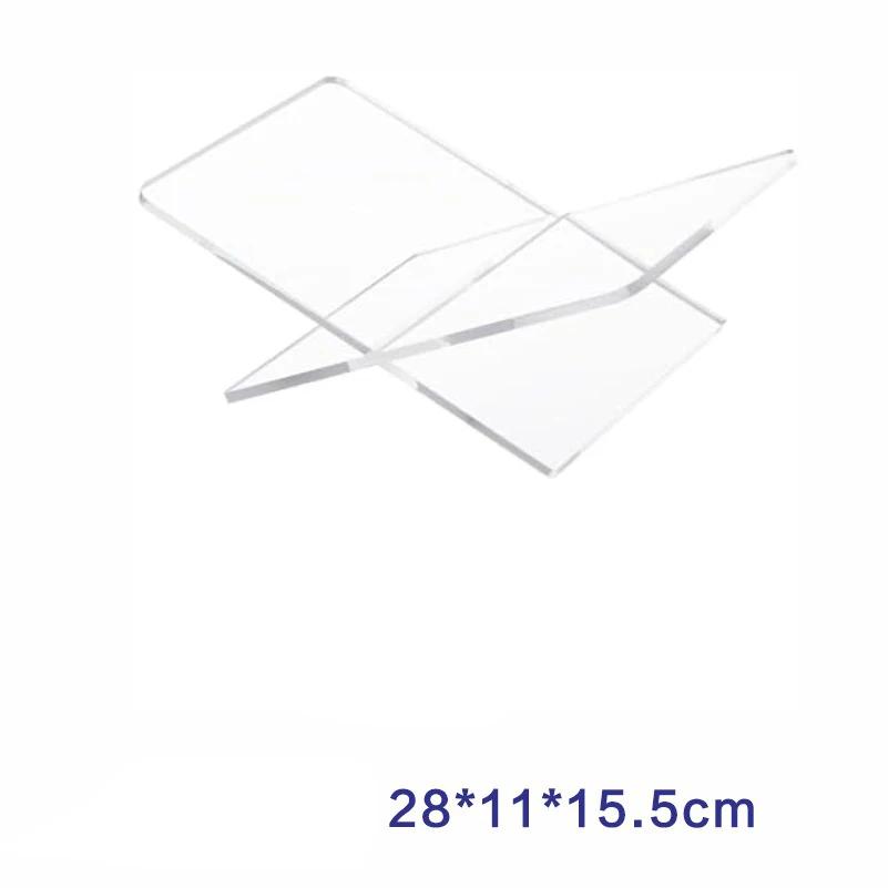 Acrylic Book Stand Large Open Book Display Stand for Cookbook Art Book Bible Guest Book - Coffee Table Book Stand for Reading