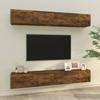 Vidaxl Wand-TV-Schränke, 4 Stück, Räuchereiche, 100x30x30 cm