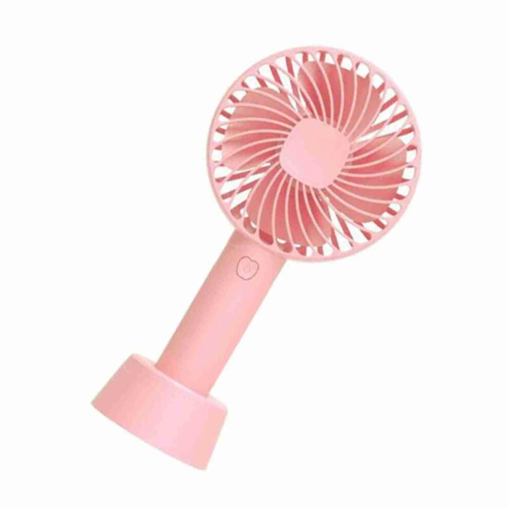 Compact Travel Fan, Mini Handheld Fan for On-The-Go Cooling, Portable Charger Feature, Adjustable Speed for Office Home Use