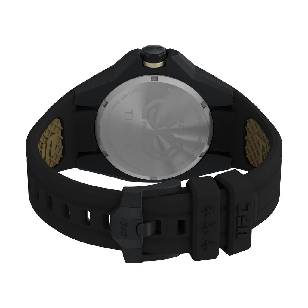 UFC Watch Quartz 10 ATM Water Resistant Plastic Black Dial TW2V90200 [TIMEX] Men's [Authentic]