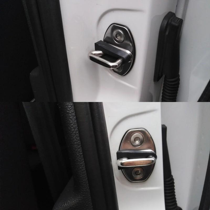 For Skoda Fabia Kodiaq Octavia Rapid Superb Yeti Soundproof Insulation Quiet Door Lock Buffer Damper Deaf Seal Stopper