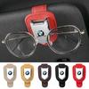 Multifunction Car Sun Visor Glasses Clip Leather Eyeglasses Clip For E46 E90 E60 F30 F10 E39 E36 F20 G30 G20 E87 E92 E91