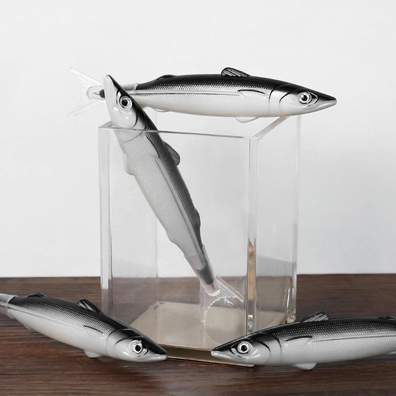 Creative Funny Fiskeformet Pennepose Penner Crucian Carp Blyanthus Morsom Student Skrivesaker Rekvisita Oppbevaringspenner Arrangør