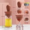 Oil Spray Bottle With Silicone Brush 2 In 1 Dropper Measuring Oil Dispenser Bottle For Kitchen Baking BBQ Grill Pastry Brushes