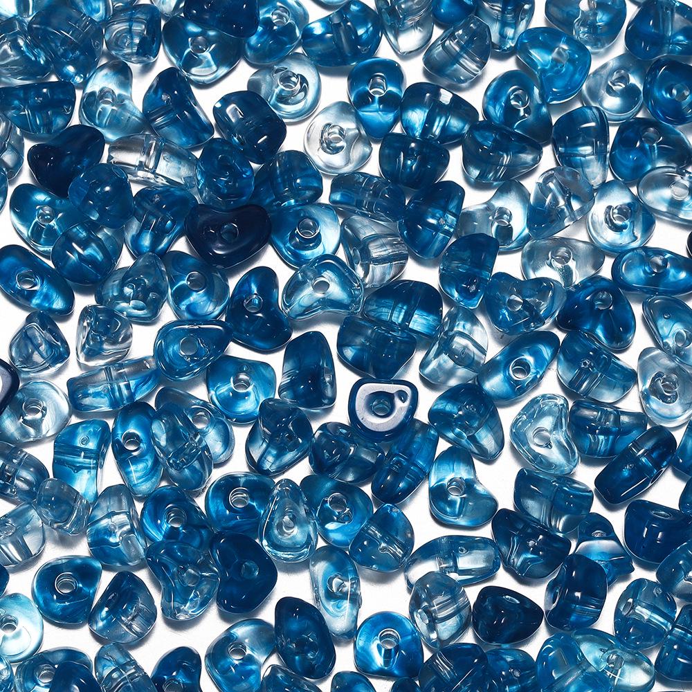 

Акриловые бусины под камень 5-8 мм для изготовления браслетов и цепочек для телефона своими руками. 50 pcs per pack (~5-8mm/hole ~1.5mm), ~7.5g