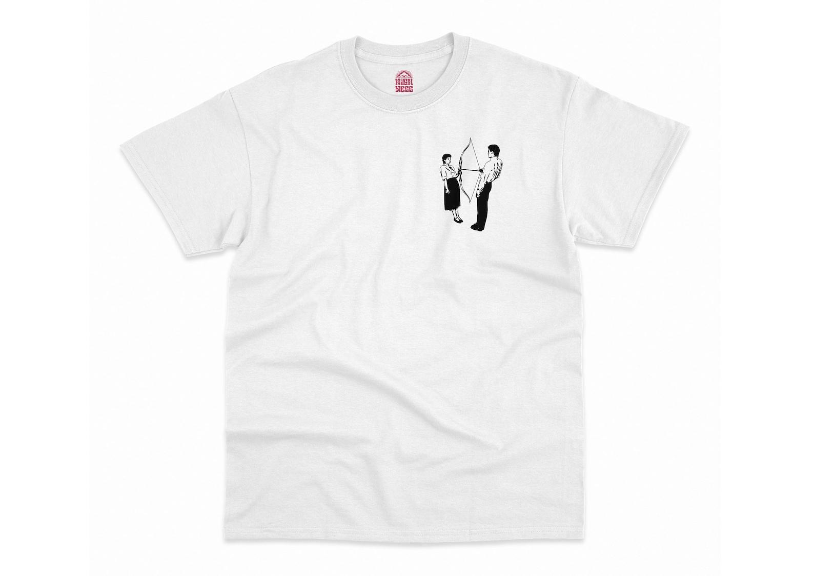 Marina Abramović and Ulay, Rest Energy, 1980 - HQ Art Print T-Shirt, Heavyweight Unisex Crewneck 4XL