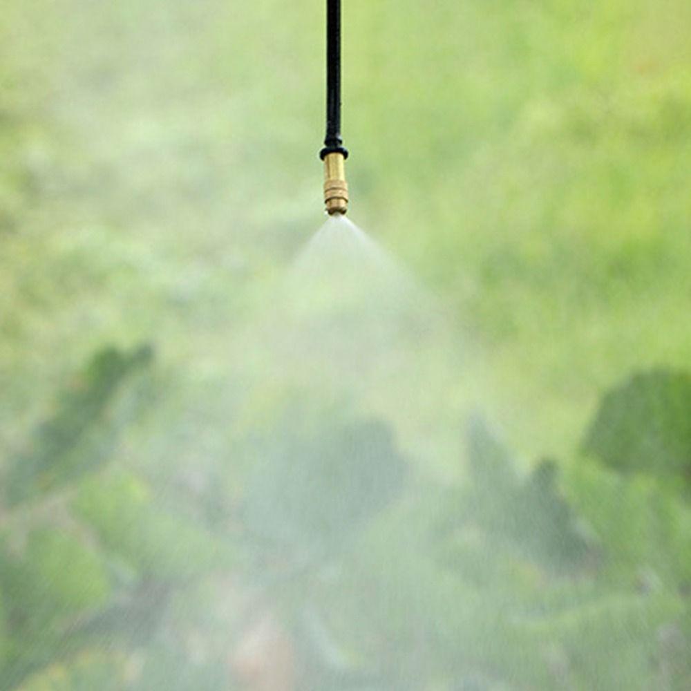 10 Stück Verstellbare Sprühnebeldüsen Zerstäubungsdesign Messingkonstruktion Zerstäuberdüse 4/7mm Schlauch Gartenbewässerungsanlagen
