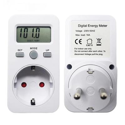 1 Pcs EU Stecker Digital Wattmeter Energie Meter LCD Display Power Monitor Meter Strom Test Mess Buchse