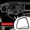 Carbon Fiber Driver Dashboard Air Vent Sticker Trim For Dodge Challenger 2015-24