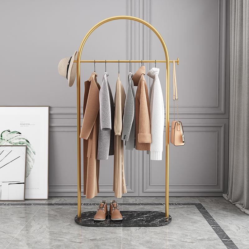 Floor-Standing Multifunctional Clothes Rack for Bedroom and Living Room