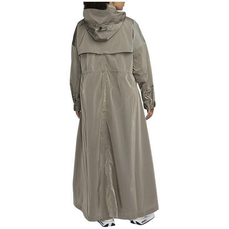 Nike Îmbrăcăminte sport Tech Pack Culoare solidă Jachetă lungă cu glugă Jachete pentru femei Kaki FB8357-247