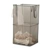 Stable High Capacity Foldable Laundry Basket Square Shape Anti Tip Laundry Hamper for Large Family Use
