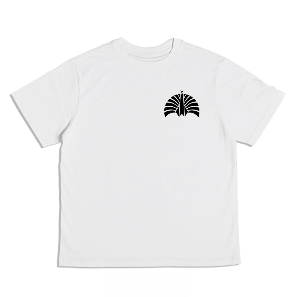 

Tokyo Incident Paper Crane Peacock Print Fashion Trend T-Shirt Hip Hop Streetwear Men s and Women s Swag 100% Cotton T-Shirt 4XL