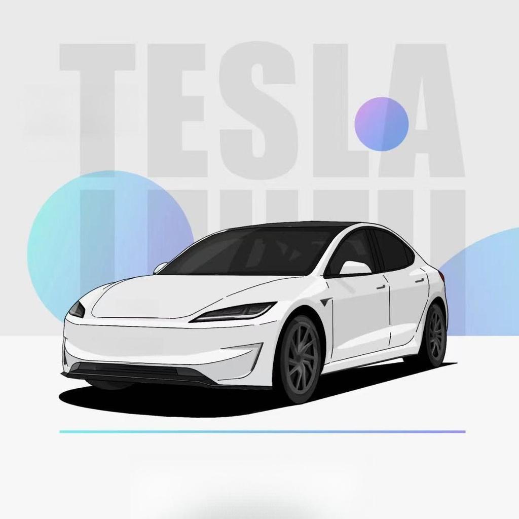 New Tesla Model 3Y Full Coverage TPE Floor Mats for Car Modification
