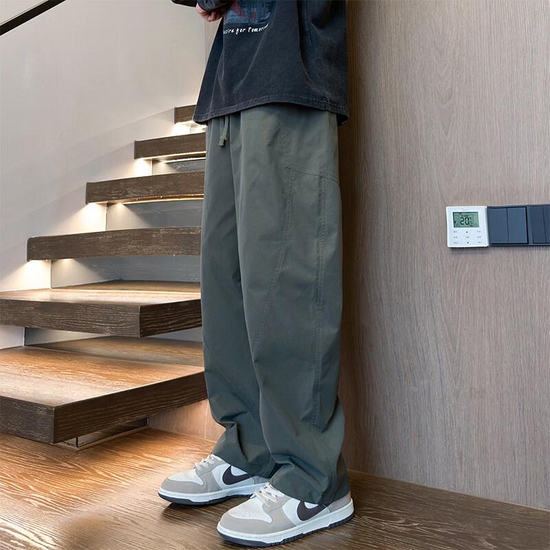 Men's Casual Loose Straight Cargo Pants