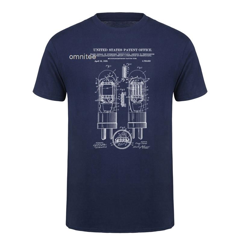 Analog Vacuum Tube TShirt for Radio and Amp Collectors Funny Electron Valve Lover T Shirts Summer Streetwear Gifts HJ057
