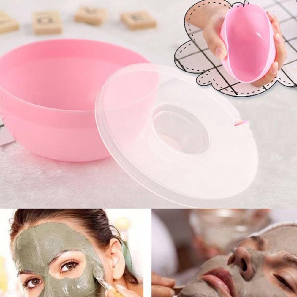 DIY Face Mask Mixing Bowl Set Silicone Facemask Mixing Tool New Makeup Brushes Woman Facial Tools
