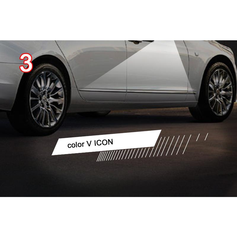 For Cadillac CT4 CT5 CT6 ATS CTS HD Led Car Rearview Mirror Welcome Shadow Icon Light Laser Projector Ghost Lamp Modification