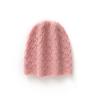 Autumn and winter new% cashmere double-layer hat pattern hollow men's and women's pullover knitted headhat