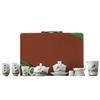 Chaxun Thousands of Miles Ice Jade Porcelain Kung Fu Tea Set