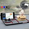 Car Anti Slip Mat Rotatable Phone Holder GPS Storage Cushion with Parking Card Slot Interior Accessories