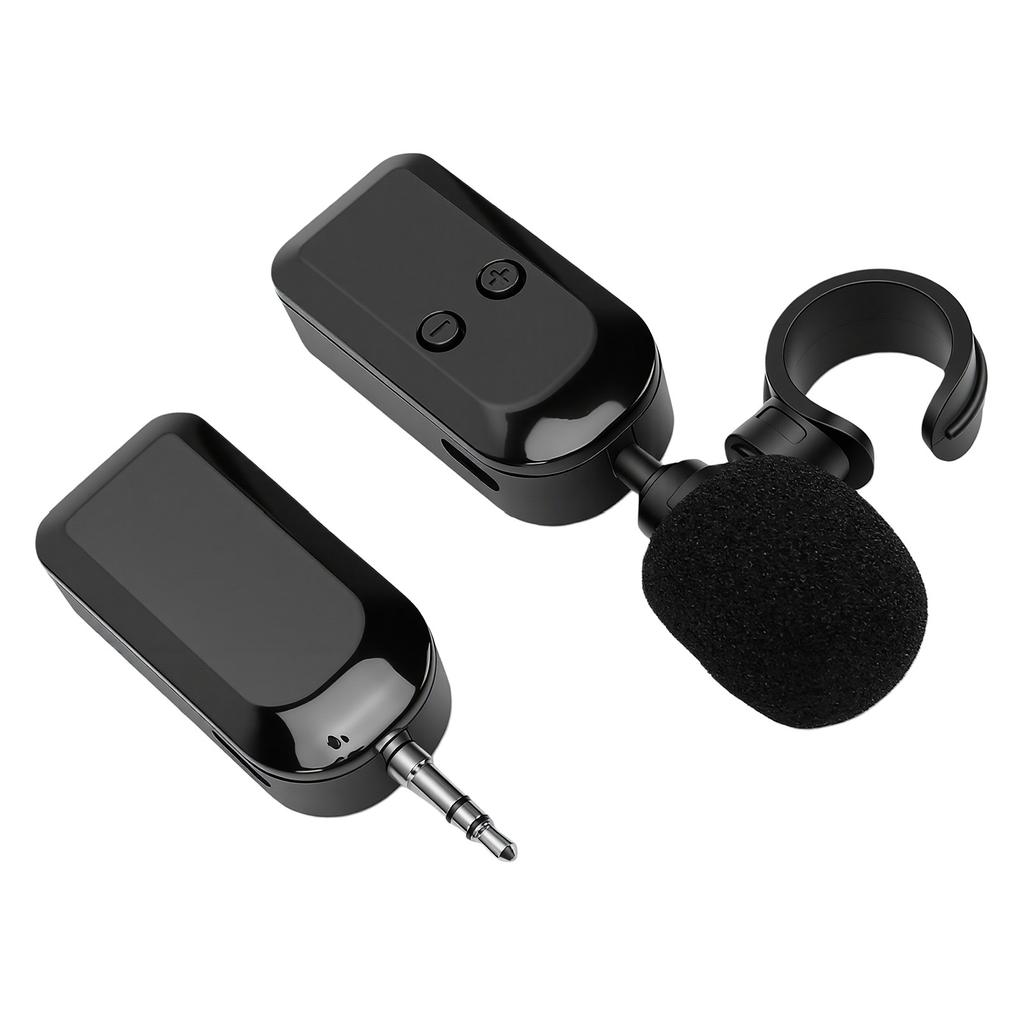 Wireless Harmonica Microphone Anti Interference Noise Reduction Ring Pickup Mic for Stage Performance