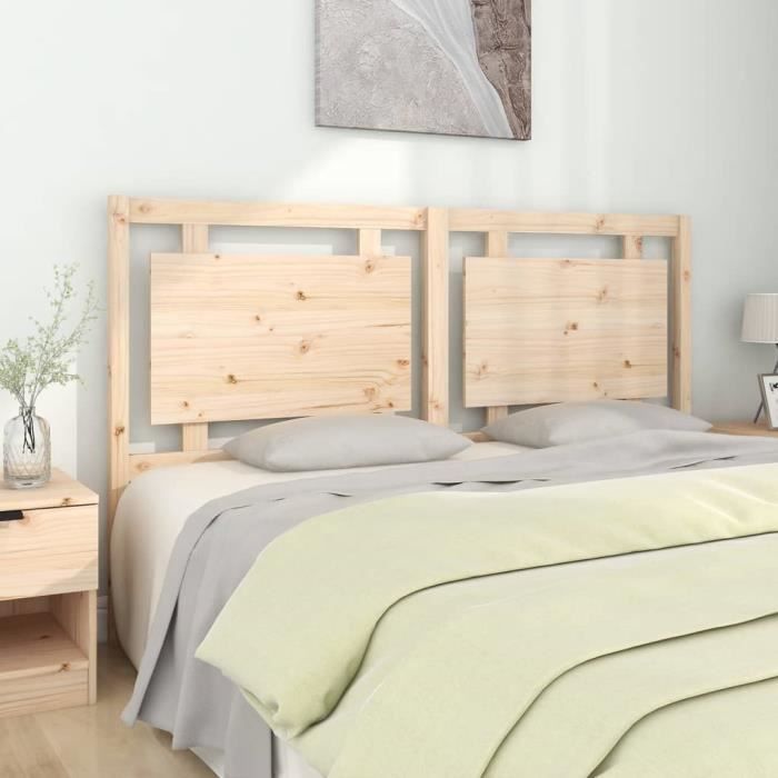 VidaXL Headboard 165.5x4x100 Cm Solid Pine Wood 817950