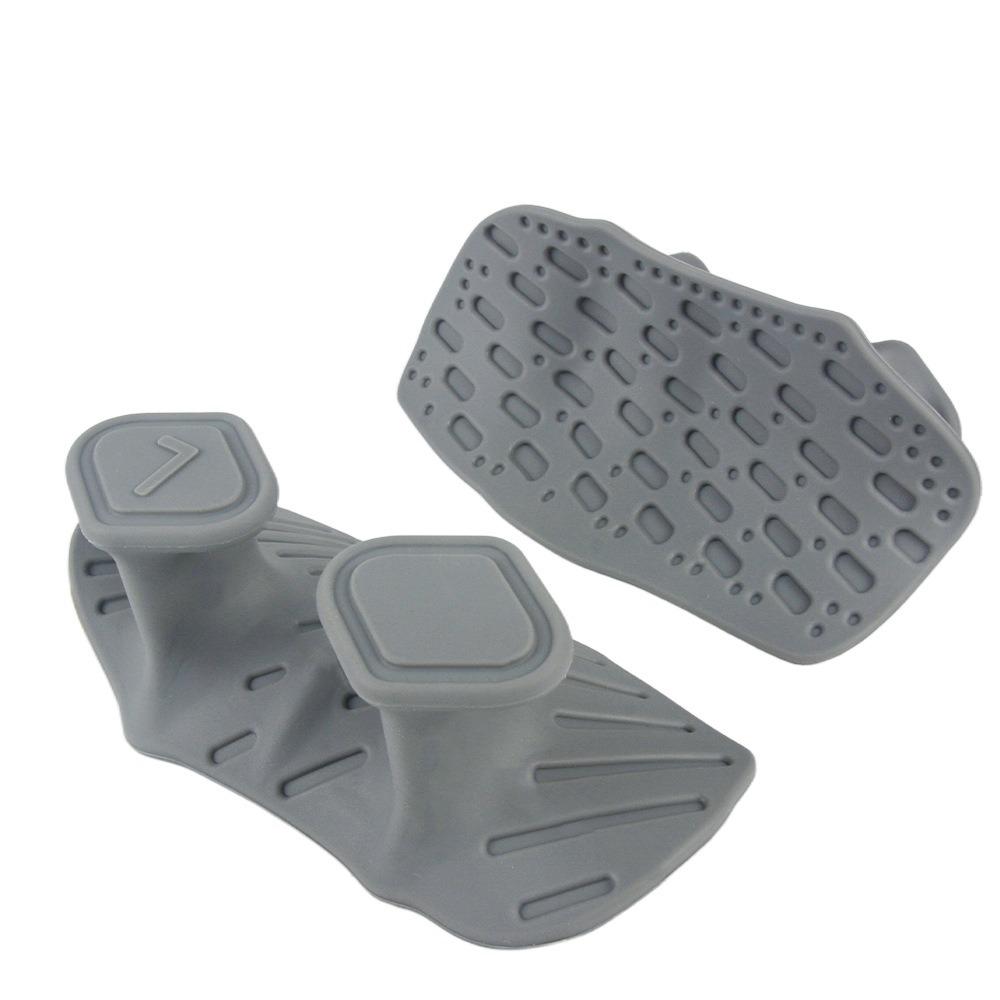 1 pár Rukavice na posilování bez pocení Silikonové chrániče rukou Nové gripy na shyby Gym