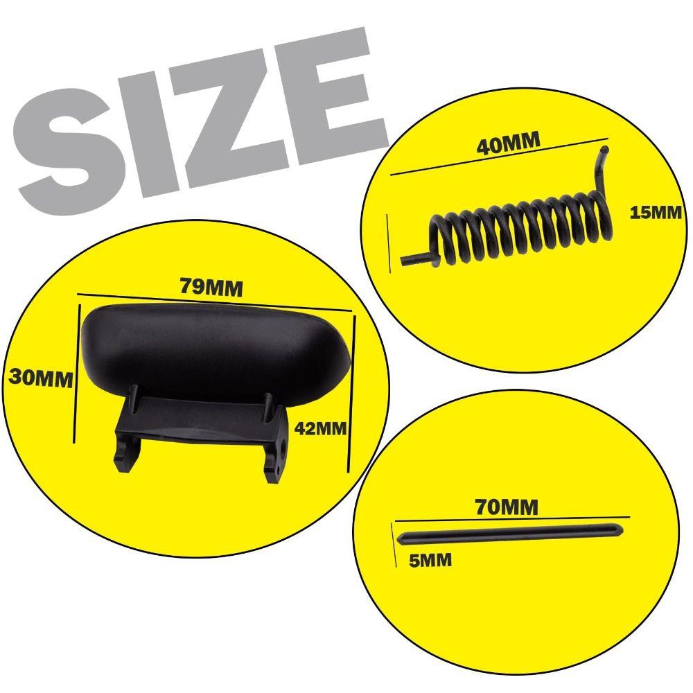 1 buc 79x42mm(3,11x1,65 inchi) Blocare pentru consolă centrală Blocare capac ABS potrivită pentru Honda Civic 2006-2011