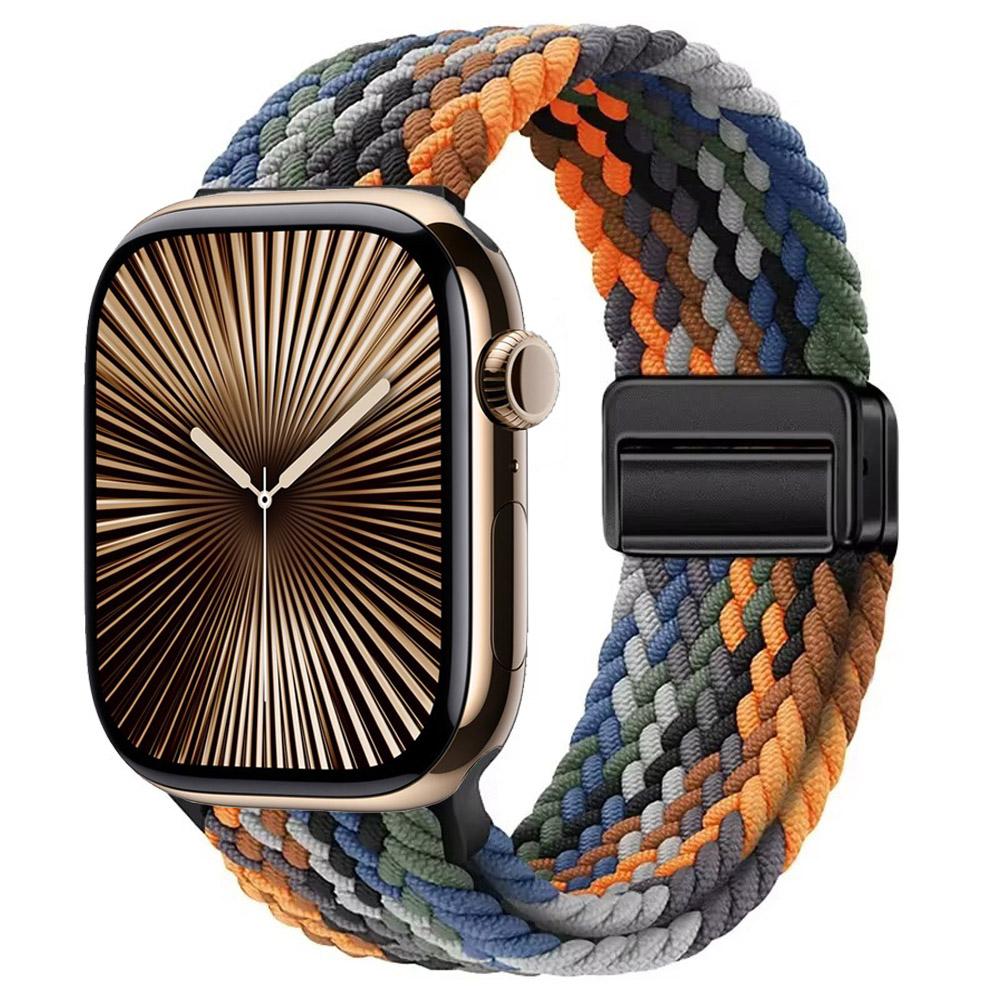 Nylon Strap for Apple Watch 10 46mm 42mm/Ultra 2 49mm 9 8 7 Breathable Watchband iwatch Series 6 5 4 SE 44mm 40mm 45mm 41mm Band