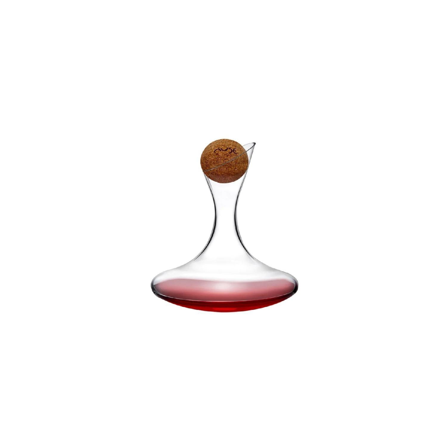 

16025 Oxygen Series Crystal Wine Carafe With Cork Lid 1750cc чистый
