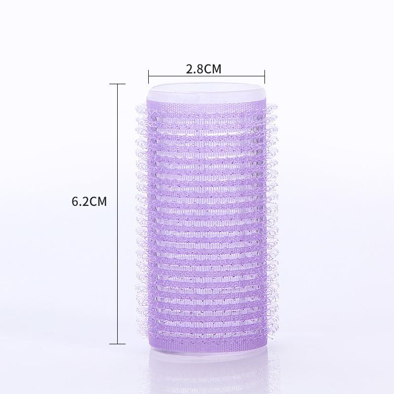 Self-Grip Hair Rollers Heatless Hair Curlers No Heat Hair Bang Volume Self-adhesive Hook Loop DIY Styling Tool