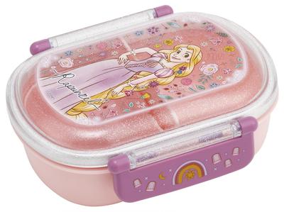 Skater Bento Fluffy Serving Single 360ml Made In Dishwasher and Microwave Disney Tangled 26 Years Size Kids' Box, Capacity, Tier, Capacity, Japan,