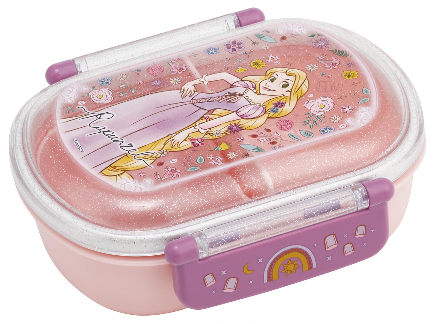 

Skater Bento Fluffy Serving Single 360ml Made in Dishwasher and Microwave Disney Tangled 26 Years Size Kids Box, Capacity, Tier, Capacity, Japan,