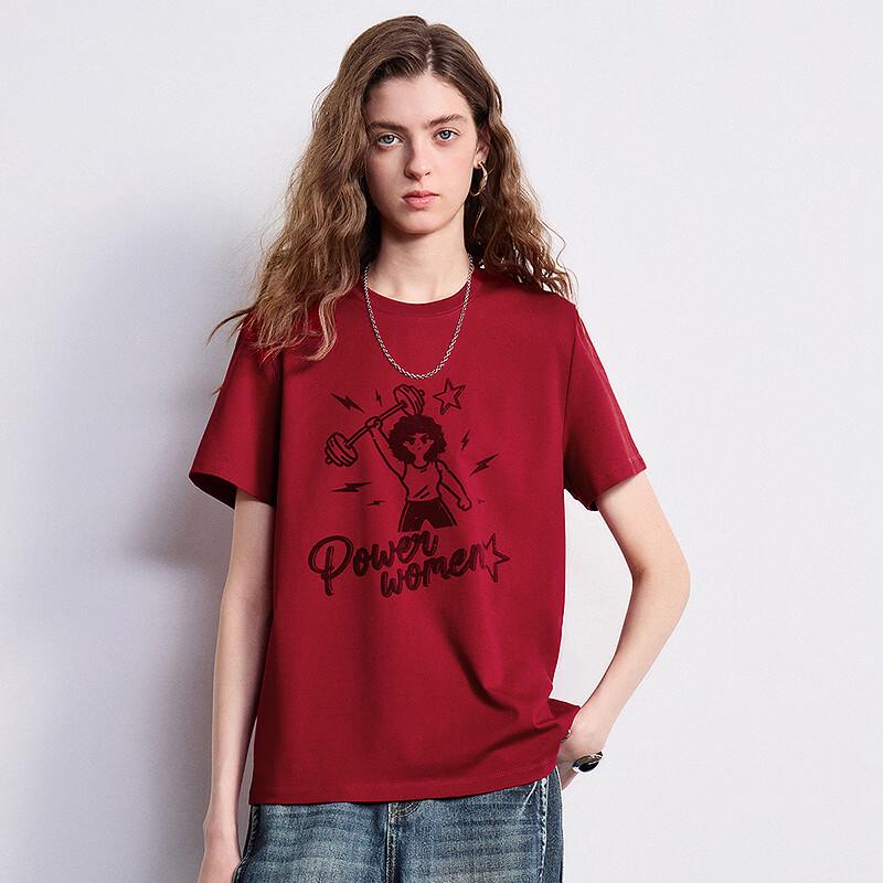 Chuyu Women's Lyocell Cotton Graphic T-shirt