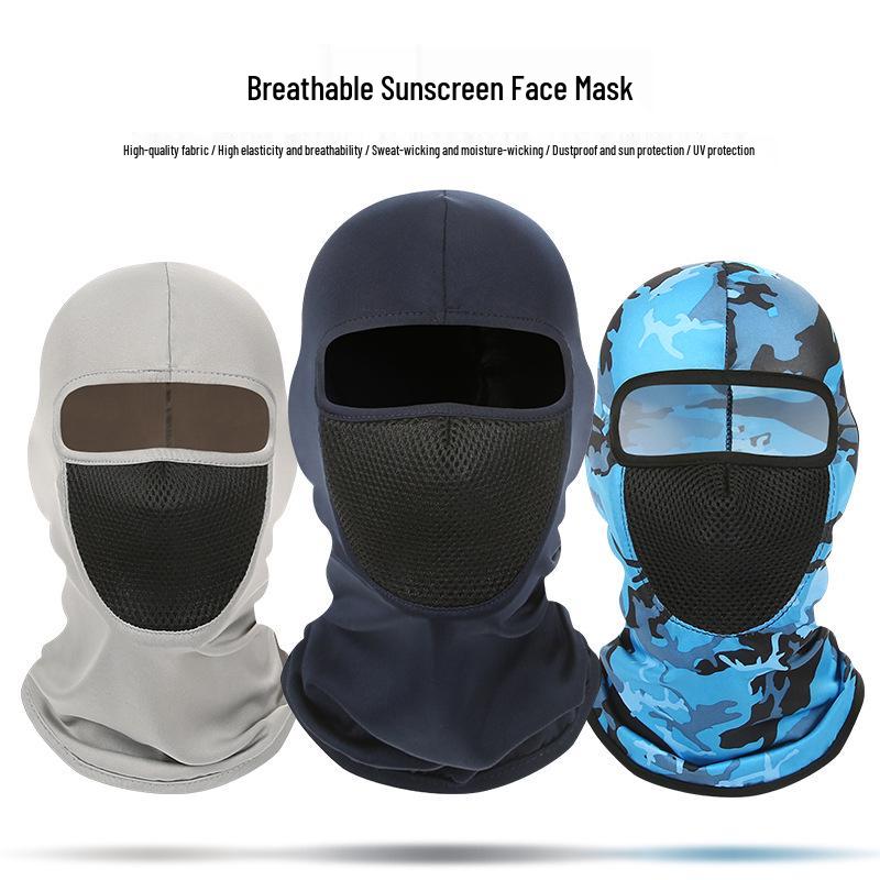 Breathable Spring-Summer Cycling & Ski Face Mask with Mesh Filter