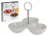 Triple Serving Bowl for Snacks 20x15 Cm