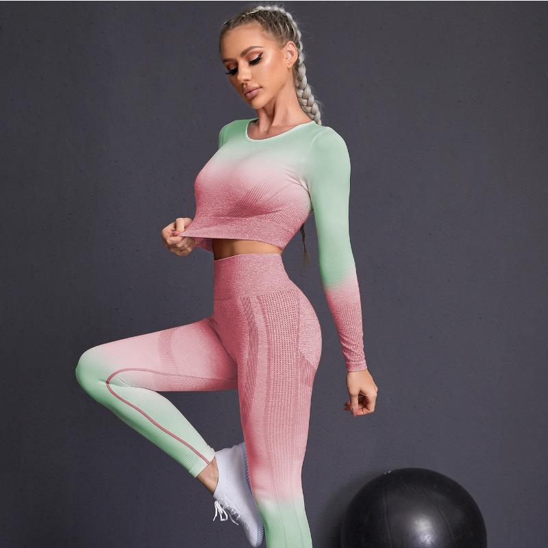

JYL High Waist Running Hip Lifting Backless Set S кембридж синього кольору
