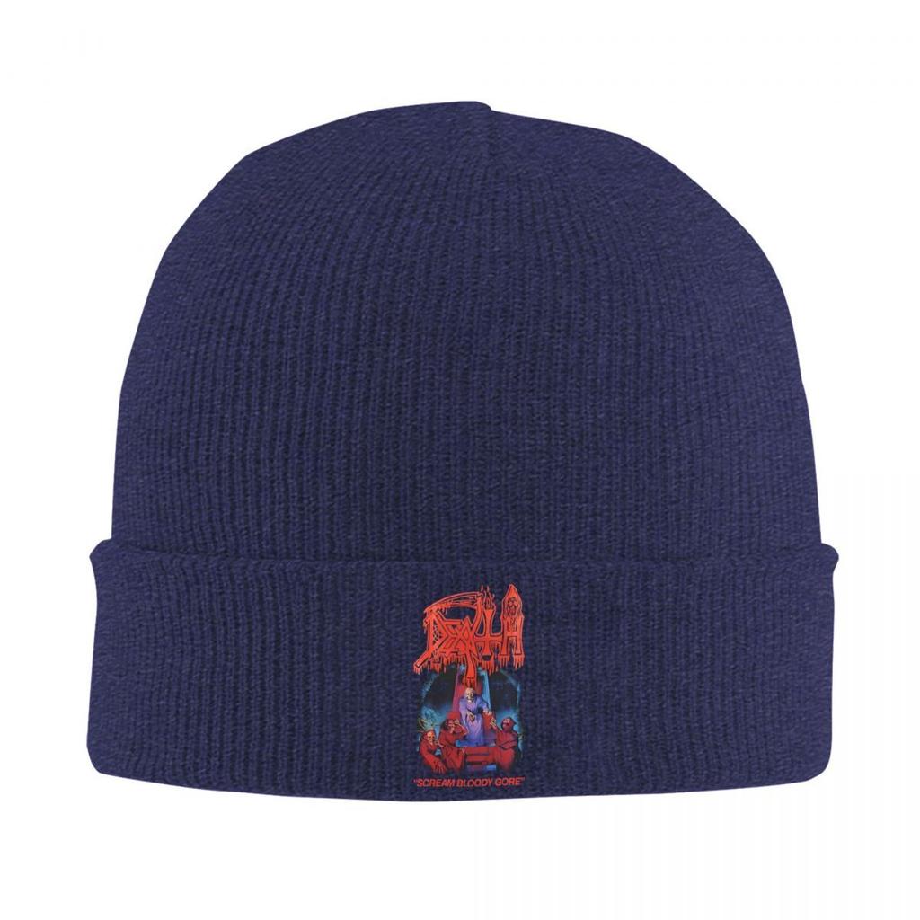 Scream Bloody Gore Death Knit Hat Beanies Autumn Winter Hat Warm Fashion Metal Band Cap Men Women