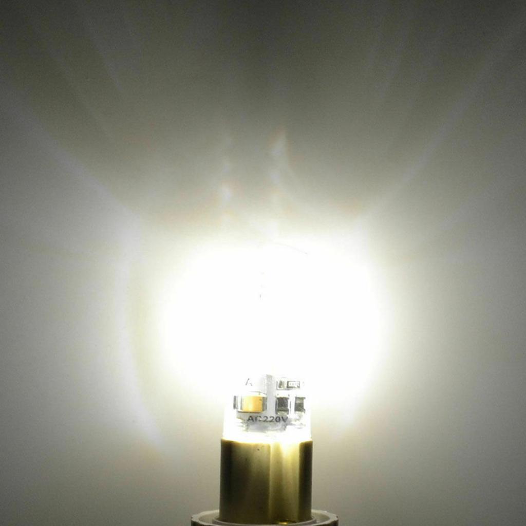 Yoryzeng 10Pcs Mini LED G4 Light Bulbs 2W 12V 220V 24LEDs 3014 SMD Silicone Replace 20W Halogen Lamp Chandelier Spotlight Decor