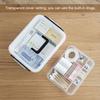 Transparent First Aid Box Portable Medicines Storage Box Safety Emergency Kits