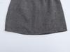 2024 Fall Women's European & American Fashion: Simple Short Jacket & Midi Skirt Set
