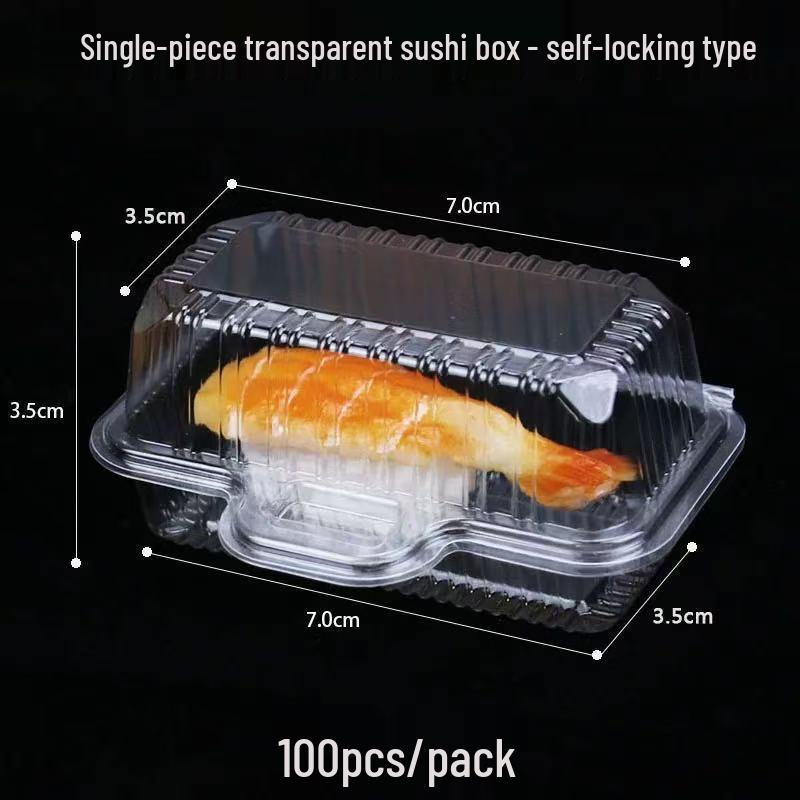 Sushi, Roast Duck, Pastry & Fruit Takeaway Box Set with Free Shipping & 100 Rubber Bands