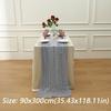 Semi-Sheer Cheese Cloth Table Runner Boho Rustic Elegant Tulle Balinese Pleated Tablecloth DIY Gauze Table Runner