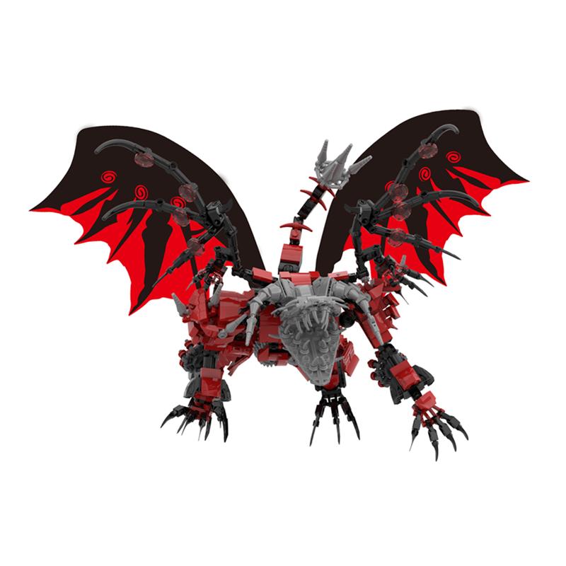 Skibidi Toilet Updated Red Titan Drill Dragon Building Blocks Assembled Bricks Toys for Boys Christmas Gifts