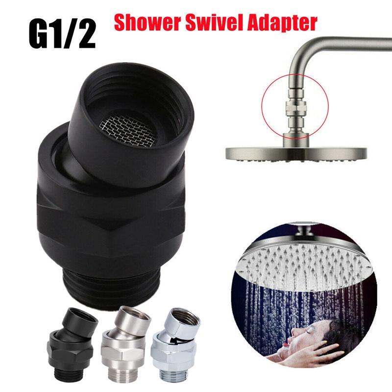 Bestgle Connettore Doccia, Connettore Doccia Giunto Sferico, Snodo per Soffione Doccia Soffione Orientabile Adatto per Collegare Soffioni Doccia e Tubi Dell'acqua