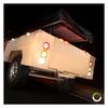 APSMOTIV 12V Red/White/Amber 4" Round LED Trailer Tail Light Stop Turn Tail Brake Signal/Reverse Backup/Marker Lights Trucks Trailer RV Camper