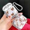 Clear Earphone Cases Cover Case For Airpods 2 Pro 1 Pro3 3 4 Pro2 Pink Bow